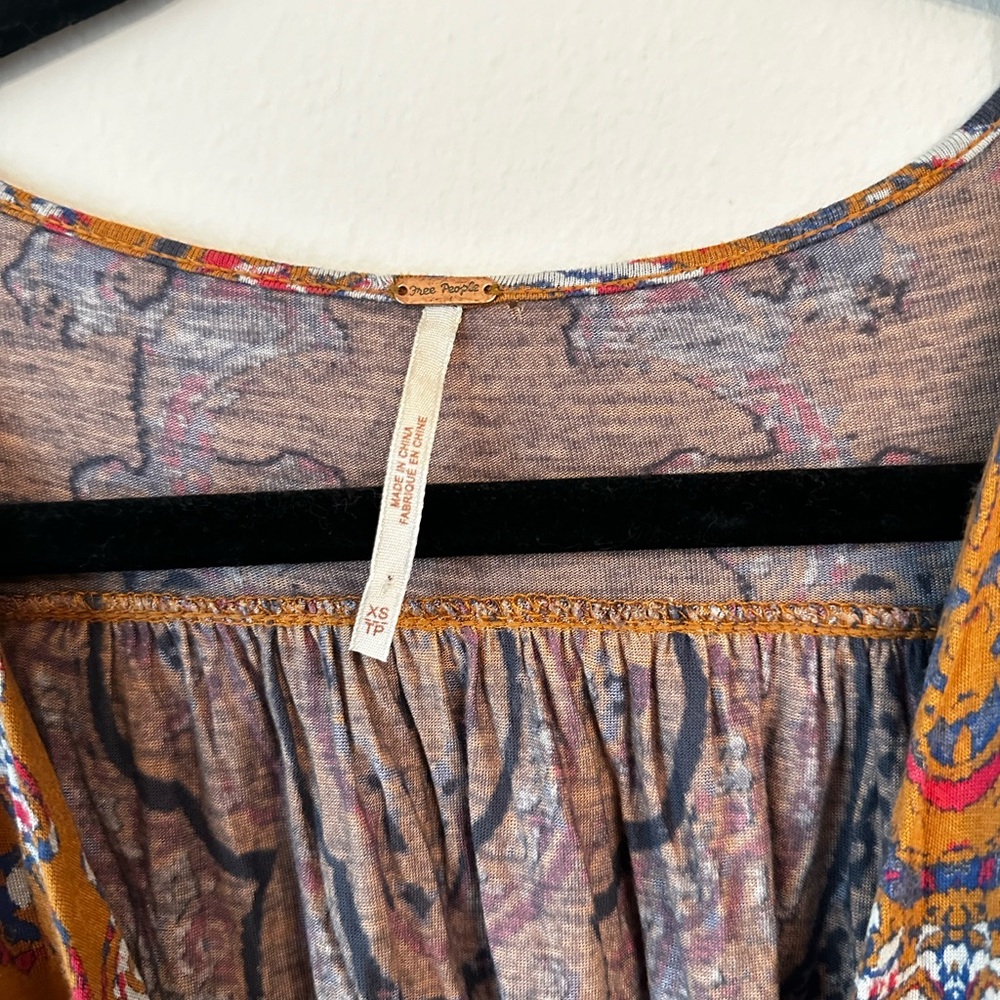 Free people Bohemian Wrap Top in Multicolor by Free People - Picture 3 of 3